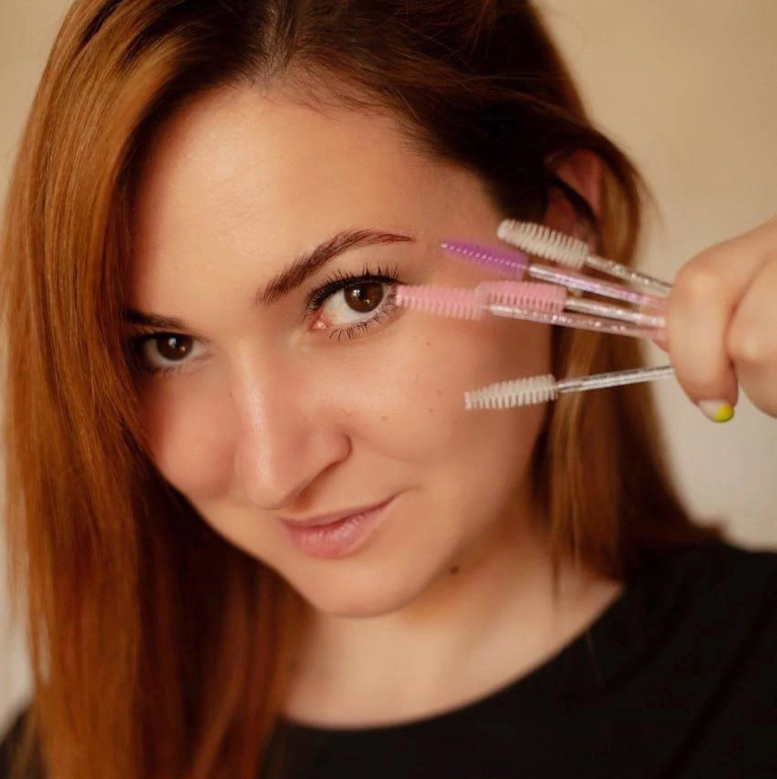 Снятие наращенных ресниц от другого мастера