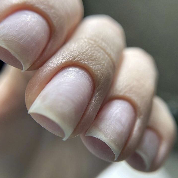 Маникюр без покрытия