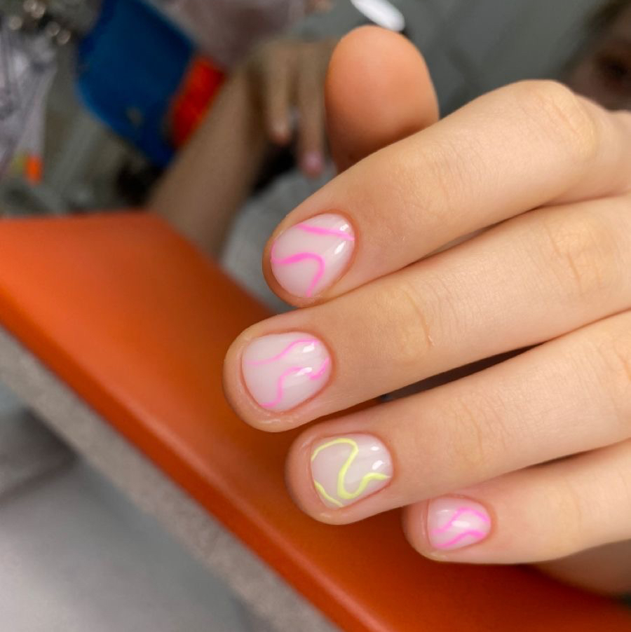 Маникюр детский с покрытием (лак)