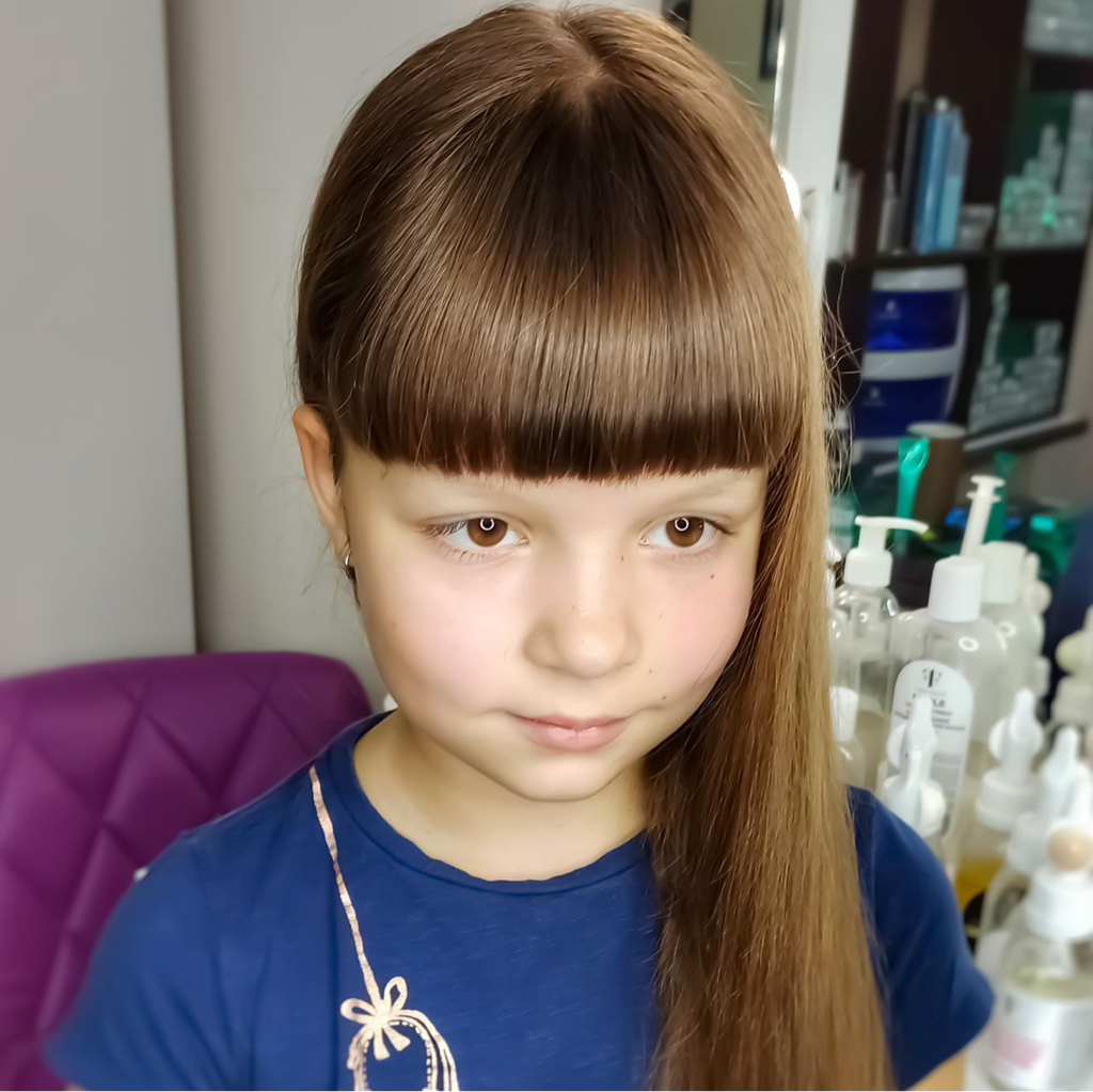 Модельная стрижка юной леди (до 5 лет)
