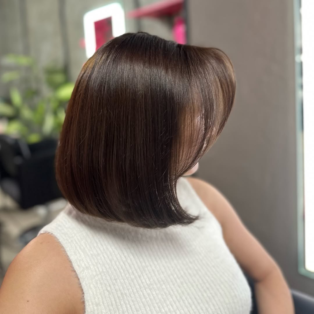 Тонирование на короткие волосы (однотонное окрашивание)