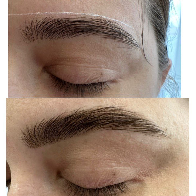 Окрашивание и оформление бровей и ресниц