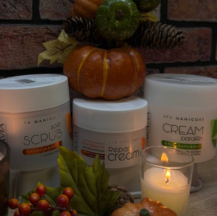 Комплекс Spa - рук и ног (скрабирование + холодная парафинотерапия + массаж с питательным кремом)