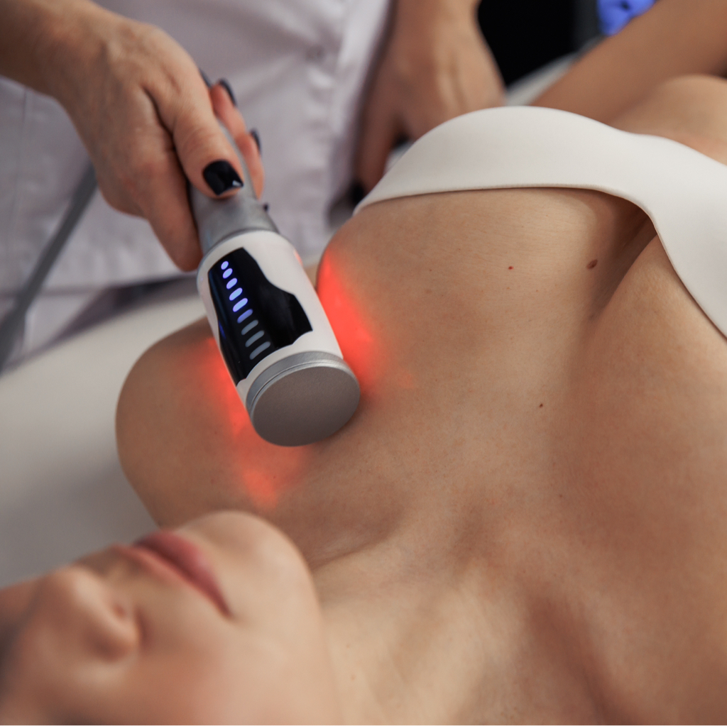 Сферотерапия лица, шеи и зоны декольте