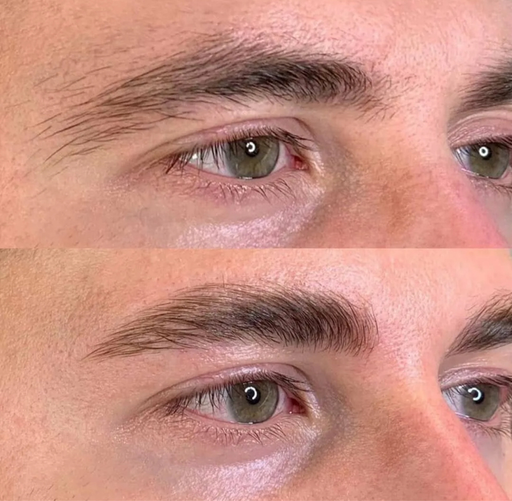 Коррекция /мужские брови (пинцет/воск/ножницы)