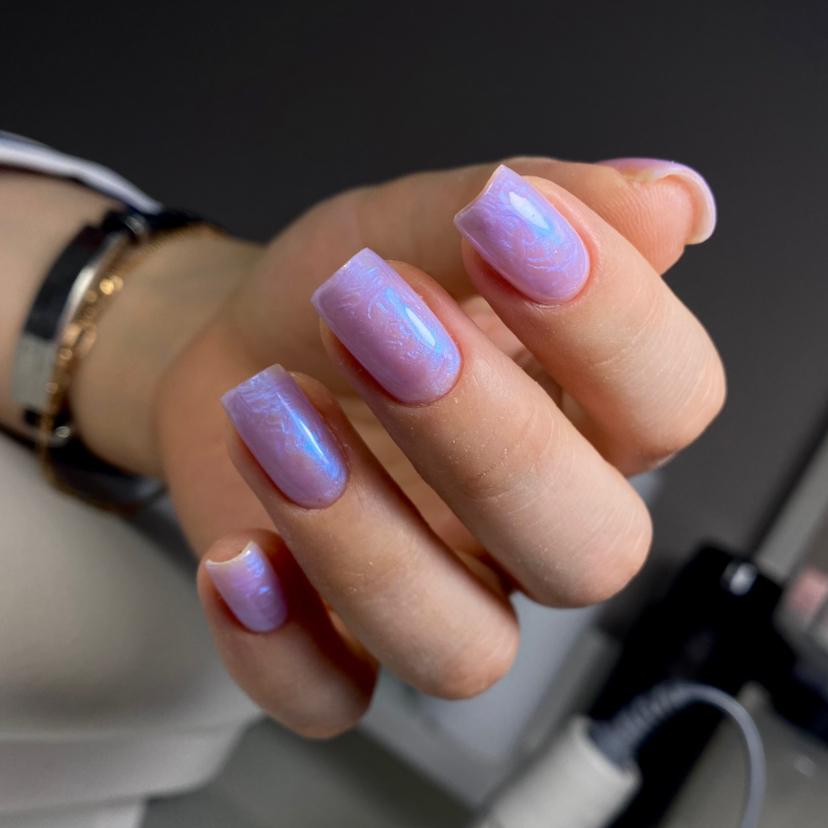 МАНИКЮР С ПОКРЫТИЕМ - Снятие предыдущего покрытия, комбинированный маникюр, укрепление гелем (нюд/покрытие в один тон)