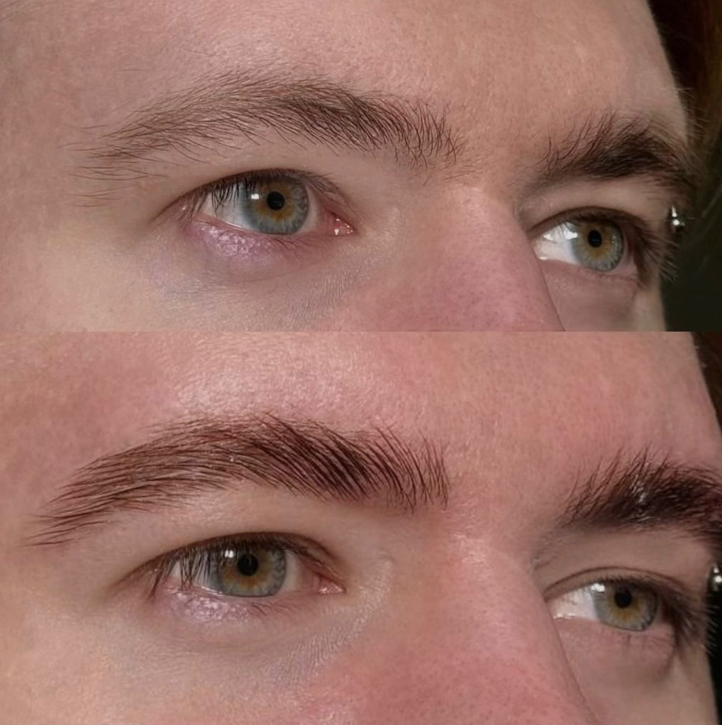 Мужское оформление бровей