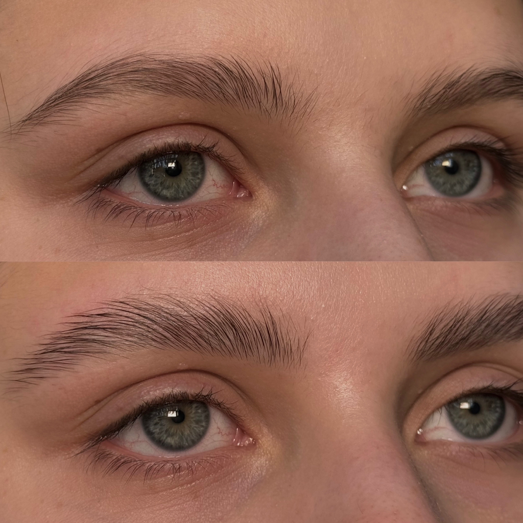 Оформление бровей