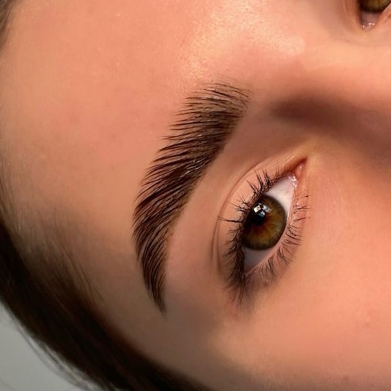 Коррекция + осветление бровей|Augenbrauenkorrektur + Aufhellung