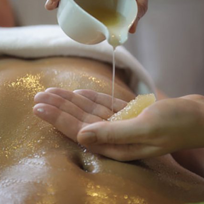 Медовый массаж  «медовая выкатка» 

(Живот+ягодицы+галифе+бедра+бока)