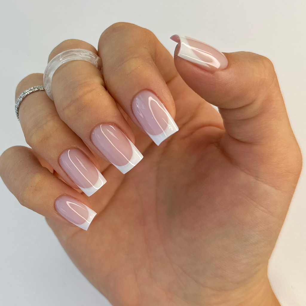 Гель-лак/гель/биогель френч+ маникюр