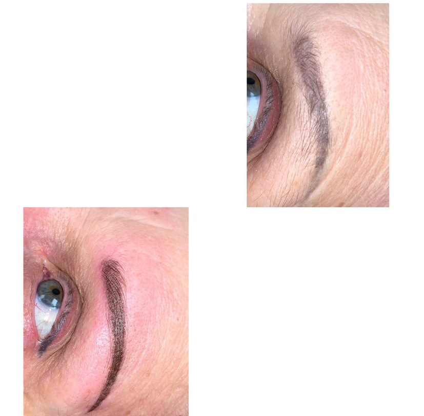 Перекрытие старого татуажа