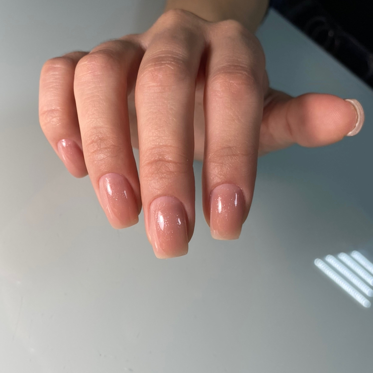 Снятие + Маникюр + база камуфлирующая