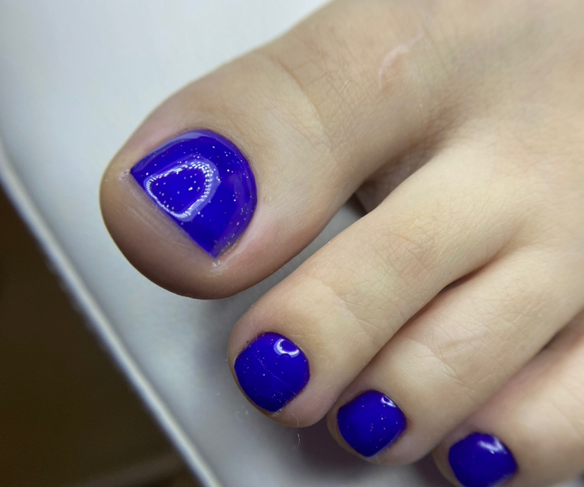 Педикюр «пальчики» с покрытием лак/гель-лак