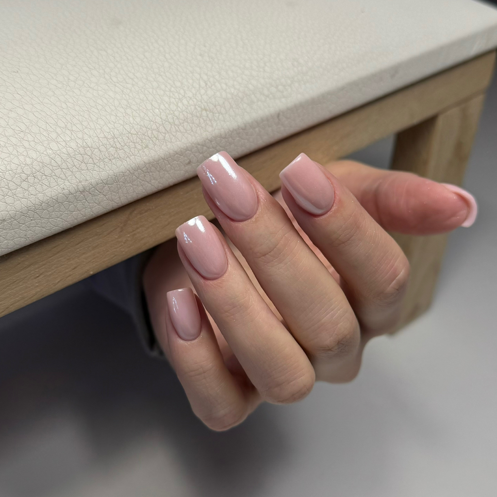 Гель-лак + френч/втирка