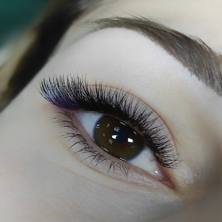 Наращивание ресниц 2d