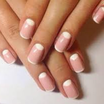 Маникюр + гель-лак + френч/лунка