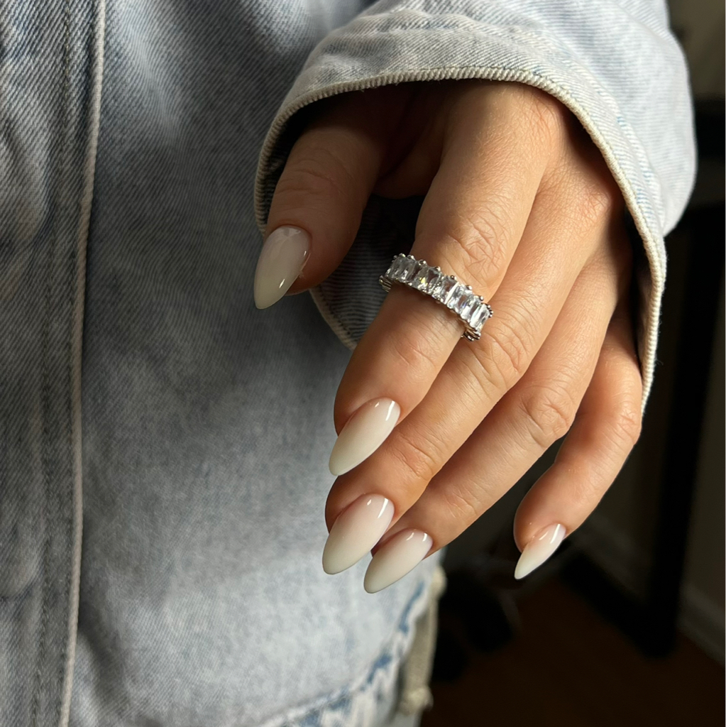 Маникюр укрепление гель (однотон)