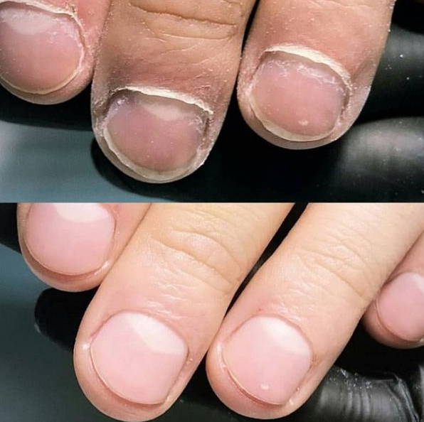 Мужской маникюр без покрытия