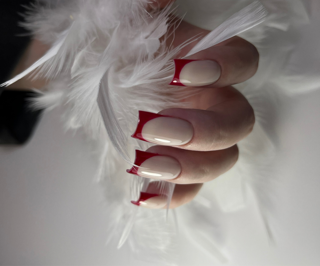 Маникюр с покрытием + френч