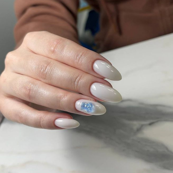 Коррекция гелевых ногтей + комби маникюр + покрытие Luxio