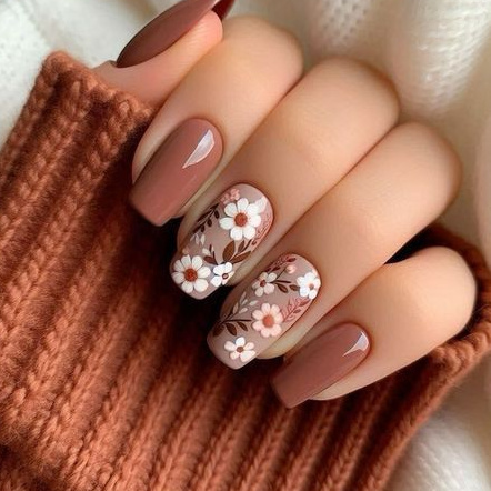 Дизайн фрукты, цветы, листья, веточки