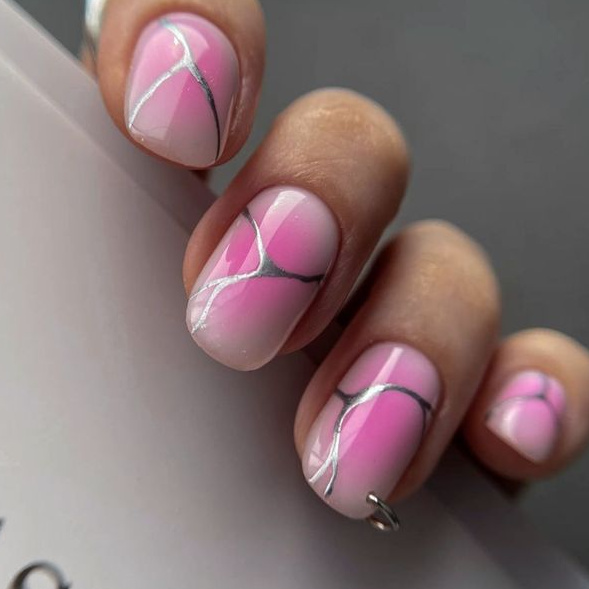 Дизайн абстракция 1 ноготь