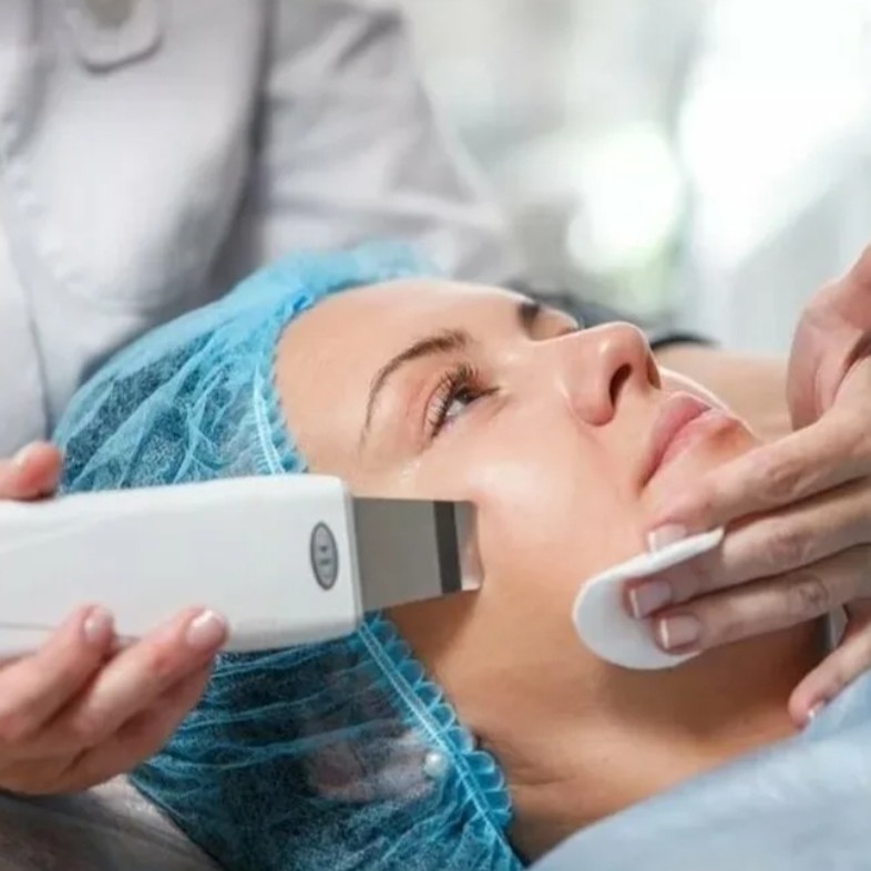 Ультразвуковая чистка лица + маска