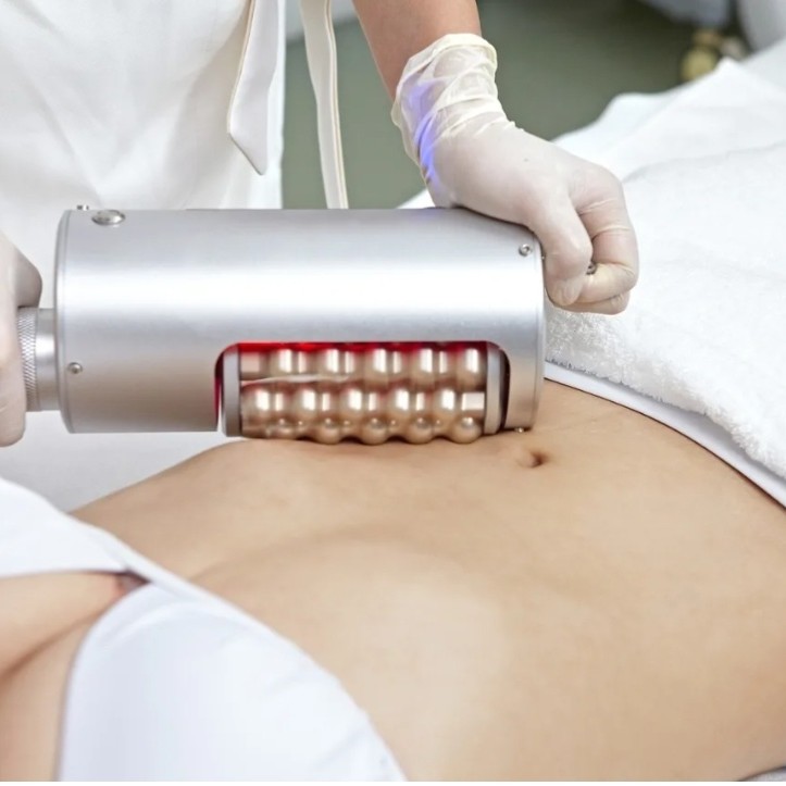 Массаж по телу (сферами)