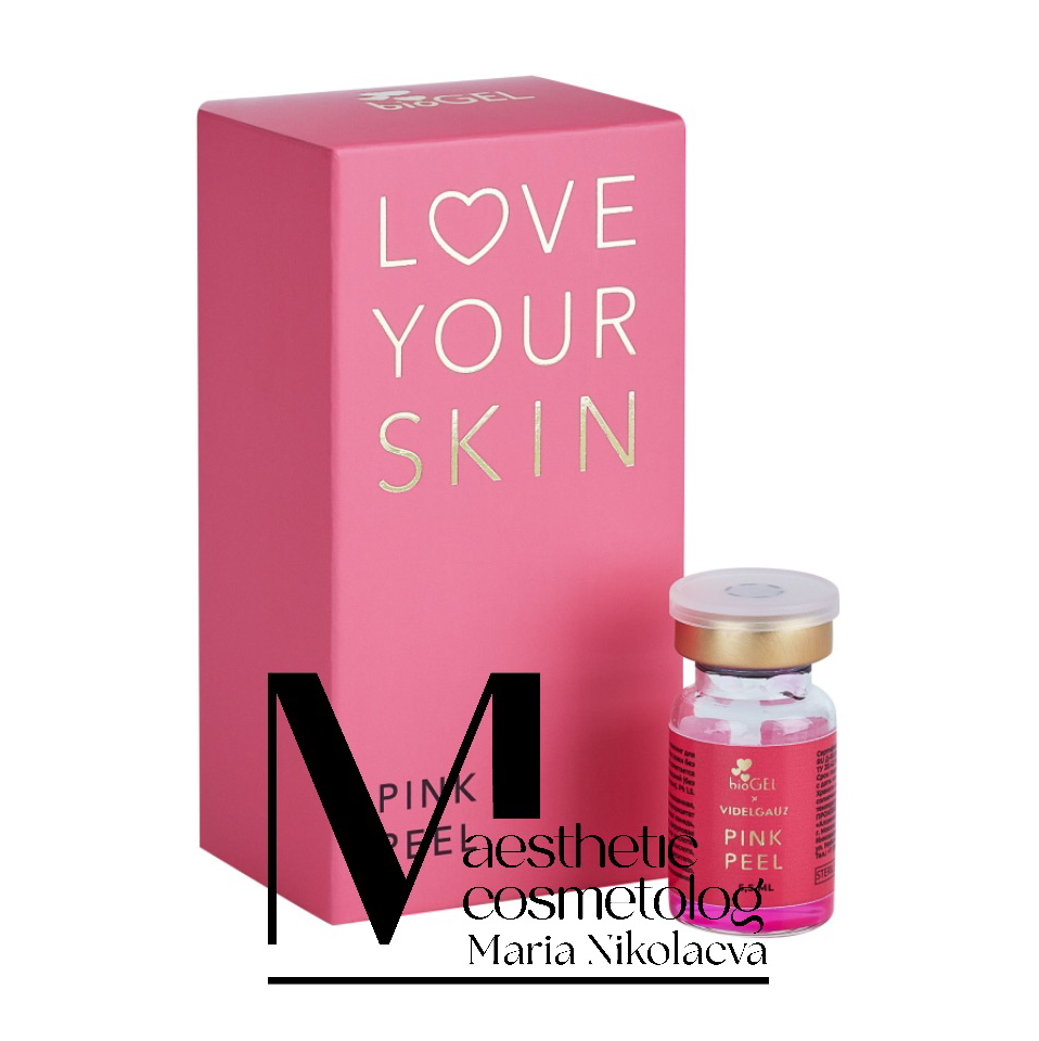 Розовое настроение ( протокол с PINK PEEL BioGel)
