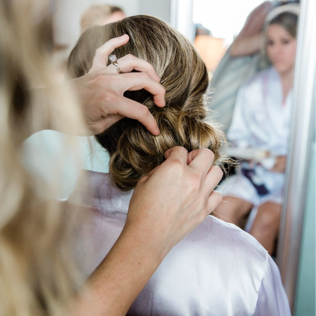 Вечерняя прическа