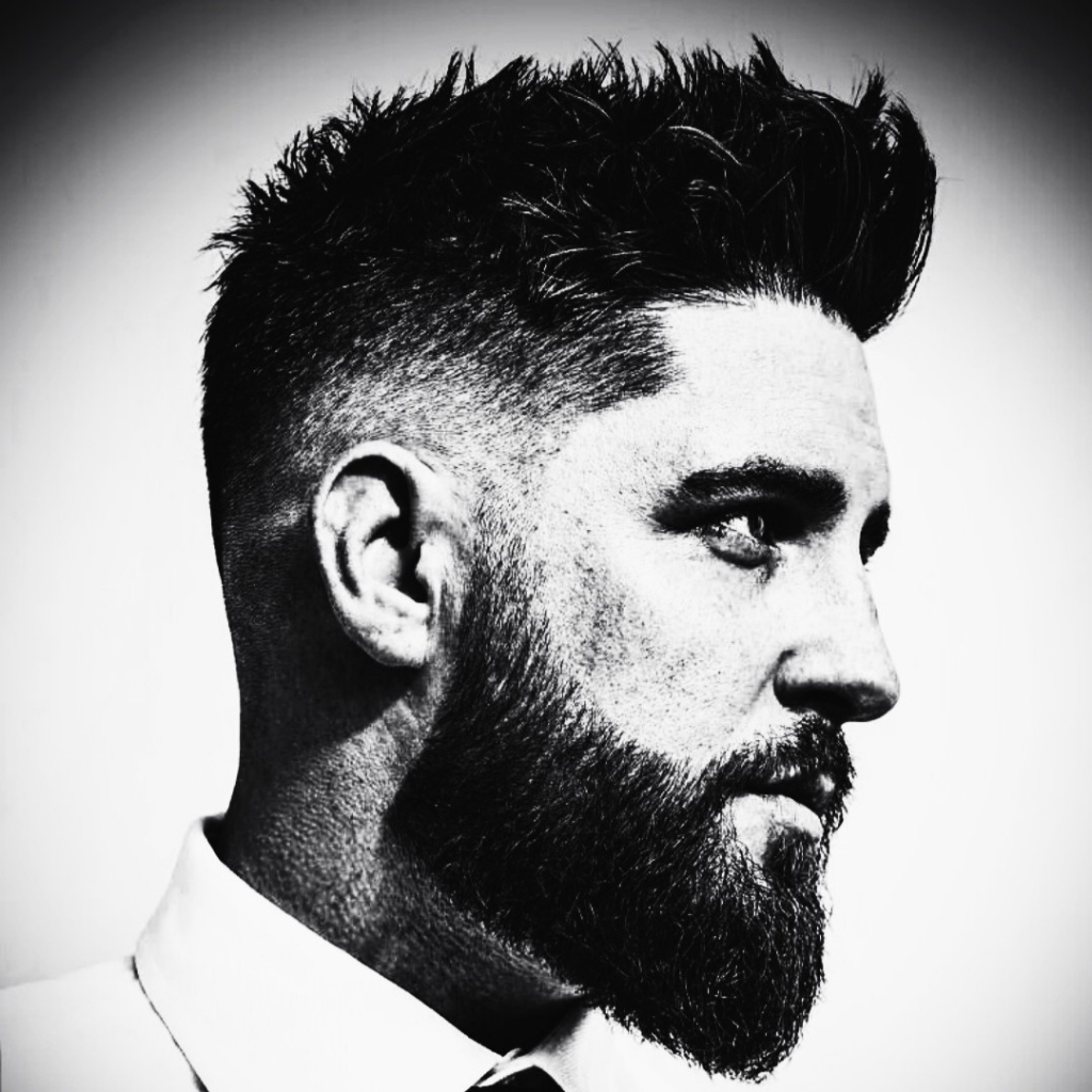 Мужская стрижка+ коррекция бороды