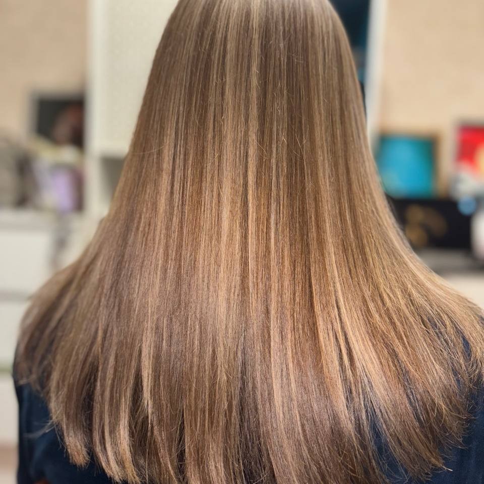 Сложные техники окрашивания/ниже плечь/