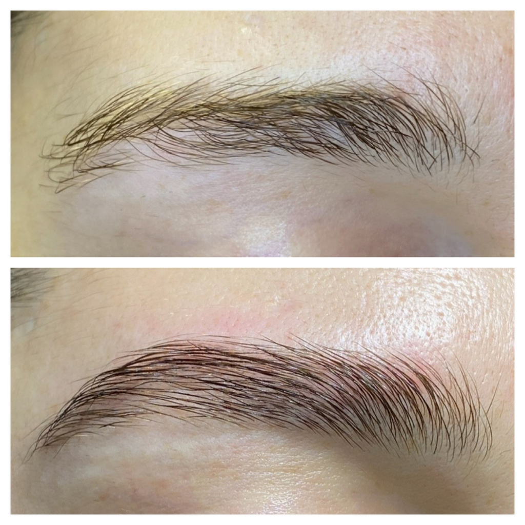 Моделирование бровей (окрашивание + коррекция)