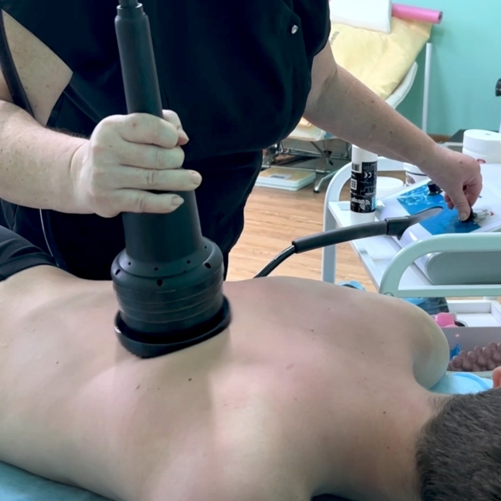 Вибрационный массаж спины