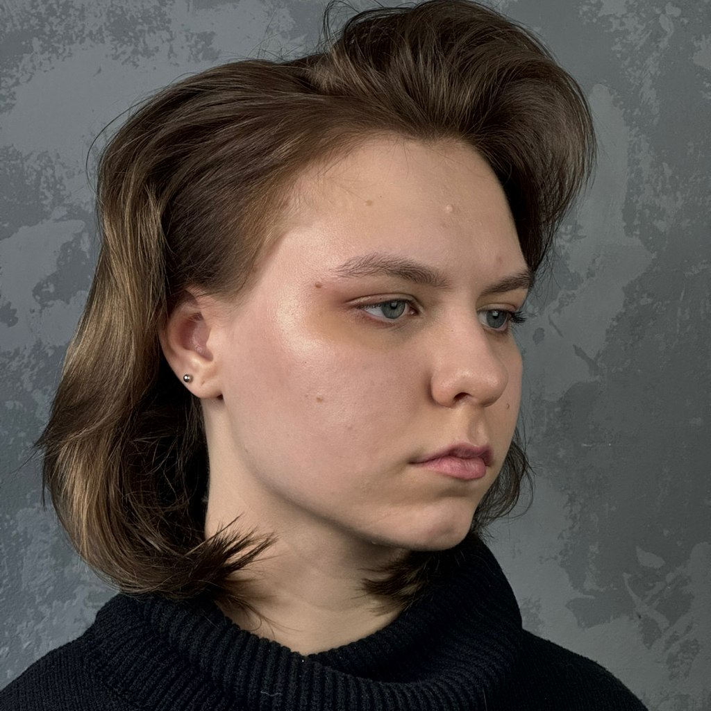 Женская стрижка на средние волосы