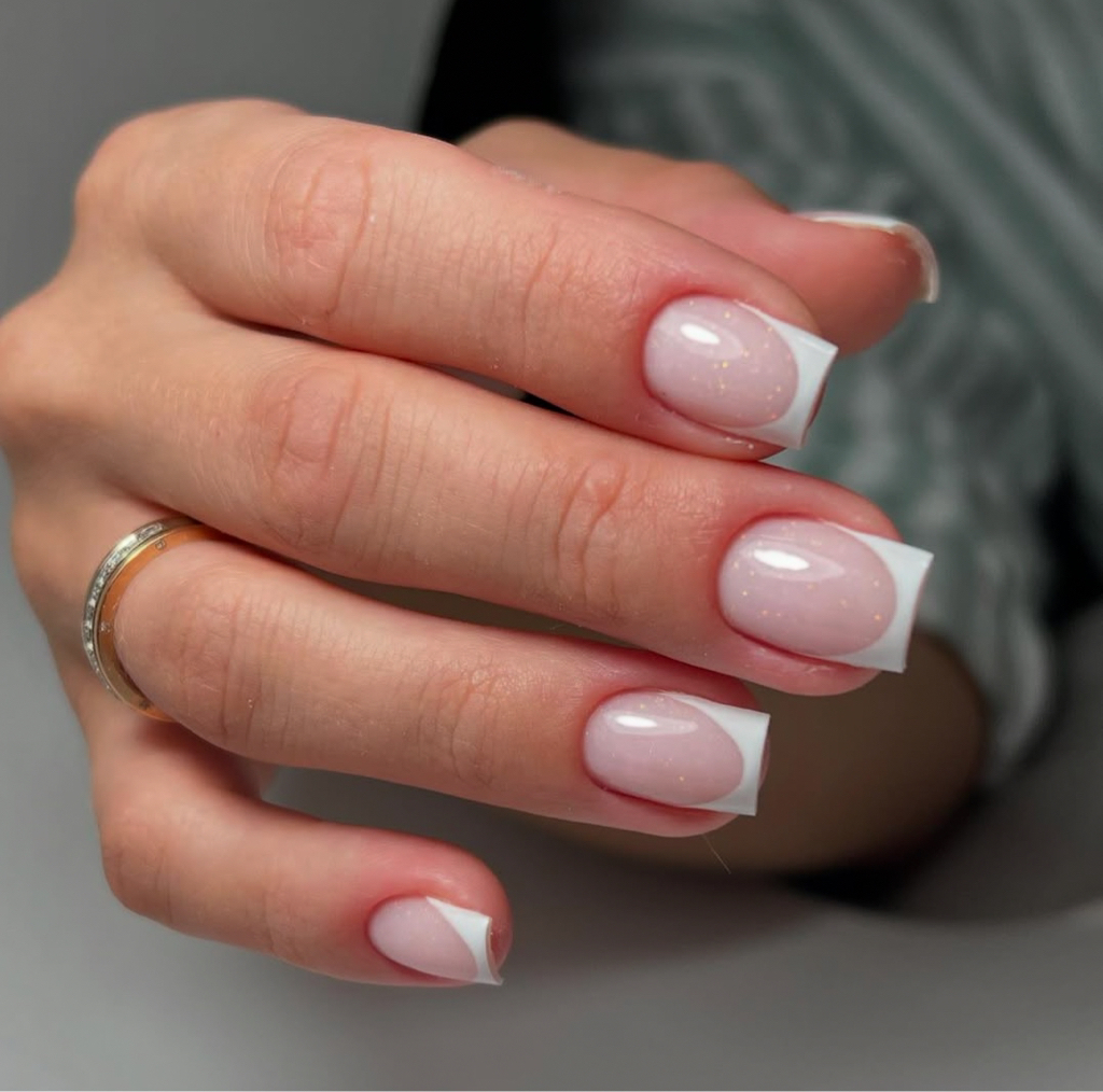 Маникюр с покрытием + френч