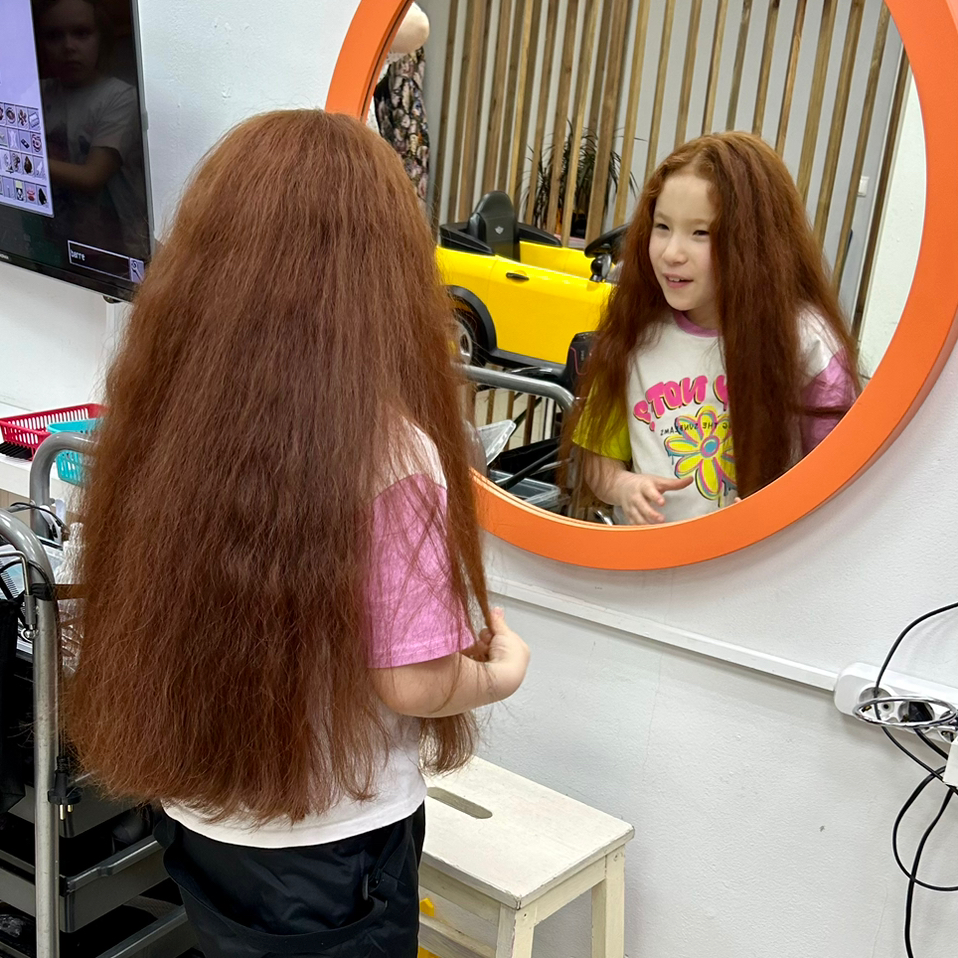 Подравнивание кончиков (густые волосы)💇🏻‍♀️ (5/6- 14 лет)