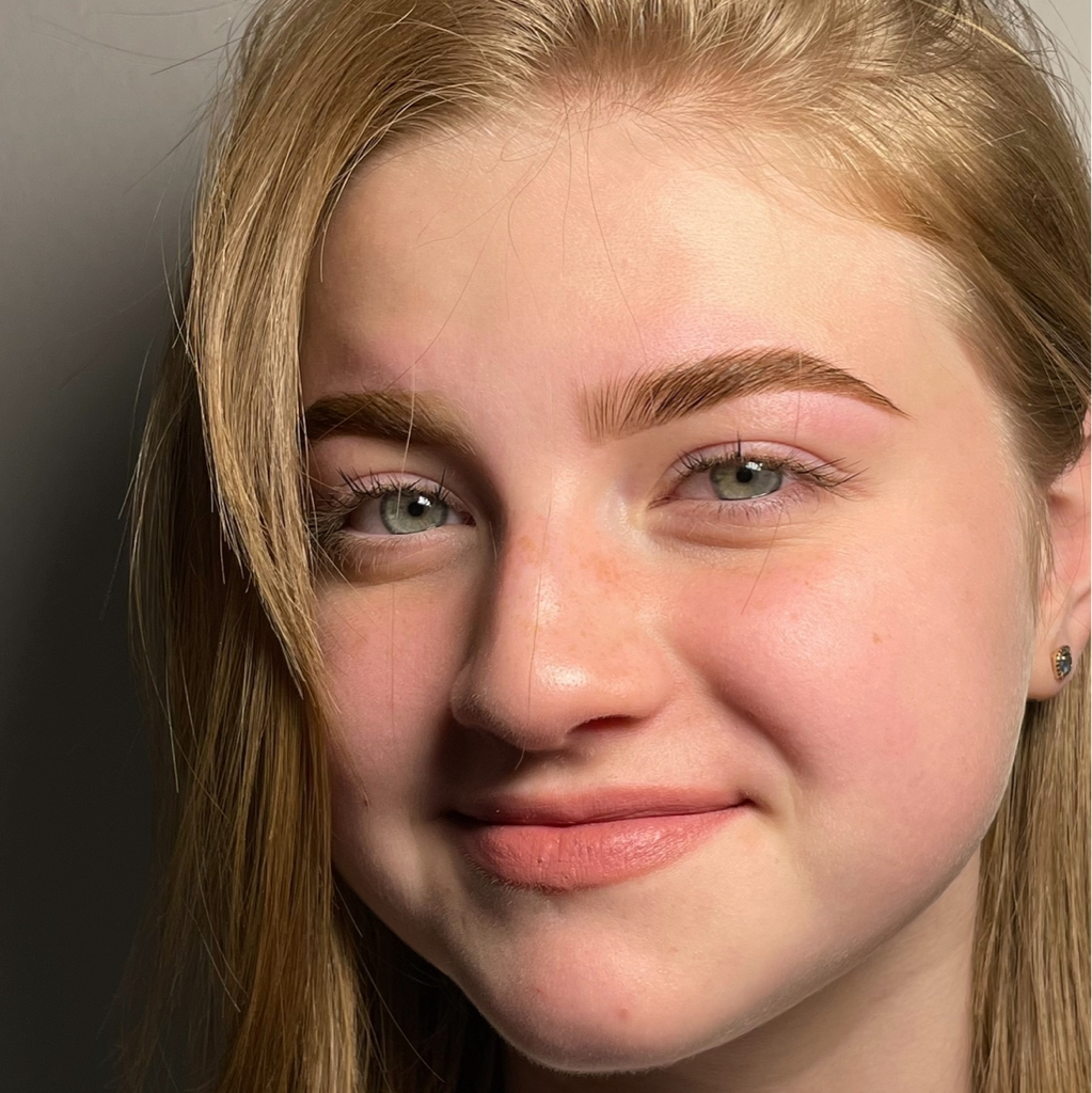 2. Коррекция + окрашивание бровей