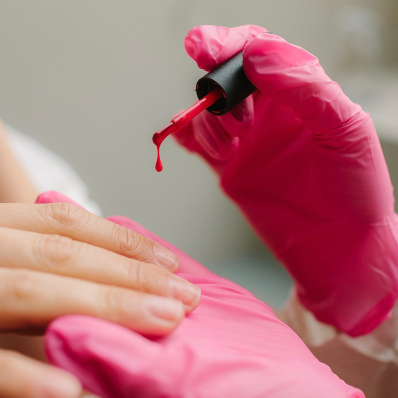 Покрытие обычным лаком