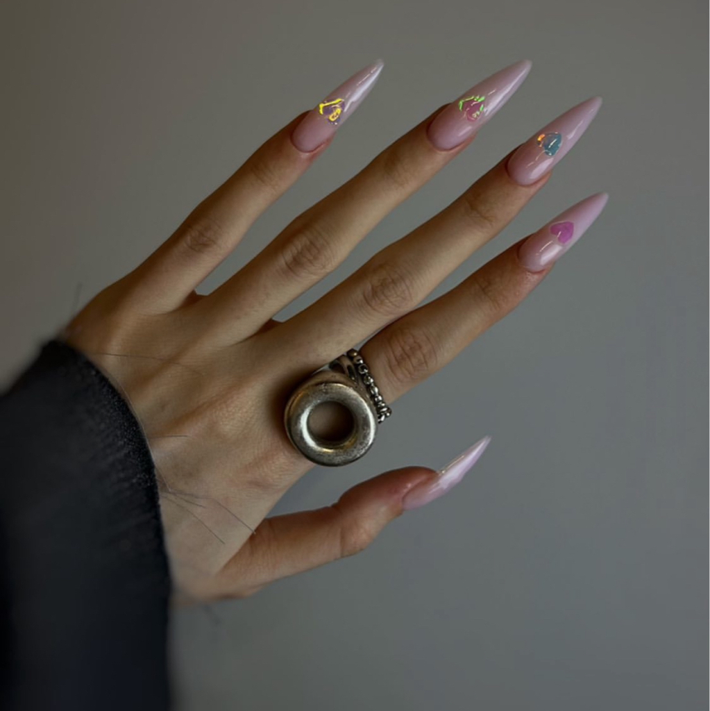 Маникюр с покрытием и укреплением