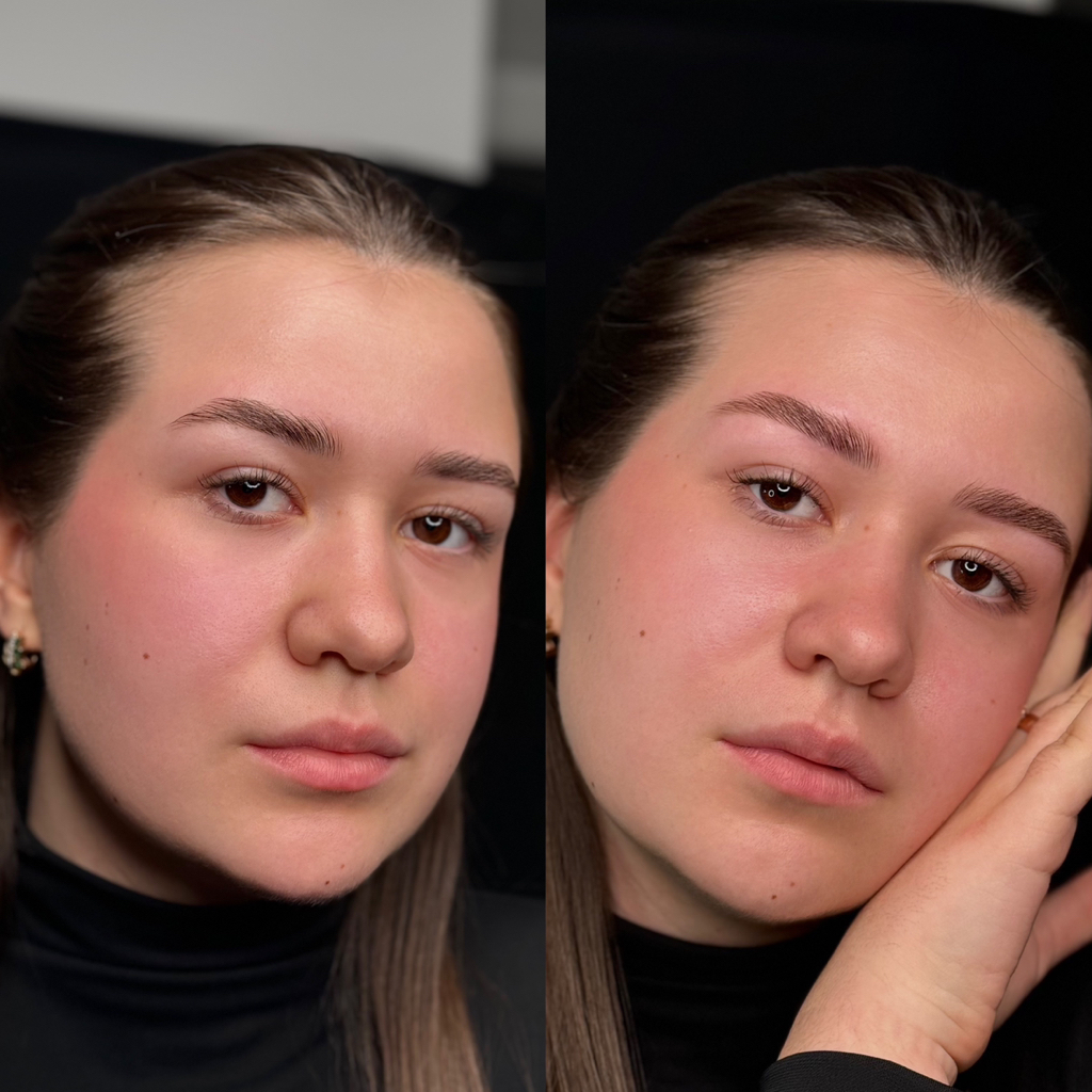 Оформление бровей + окрашивание или осветление