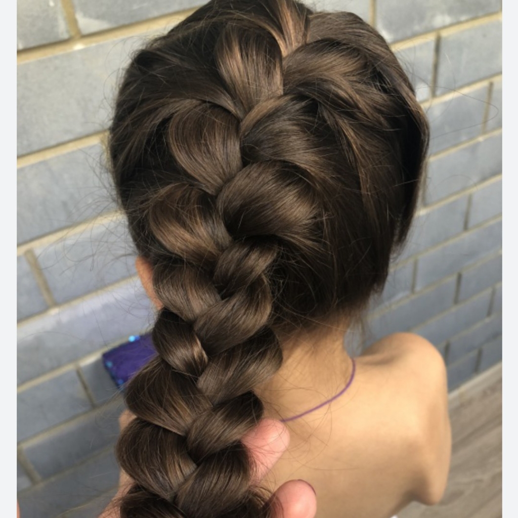 Плетение кос простое