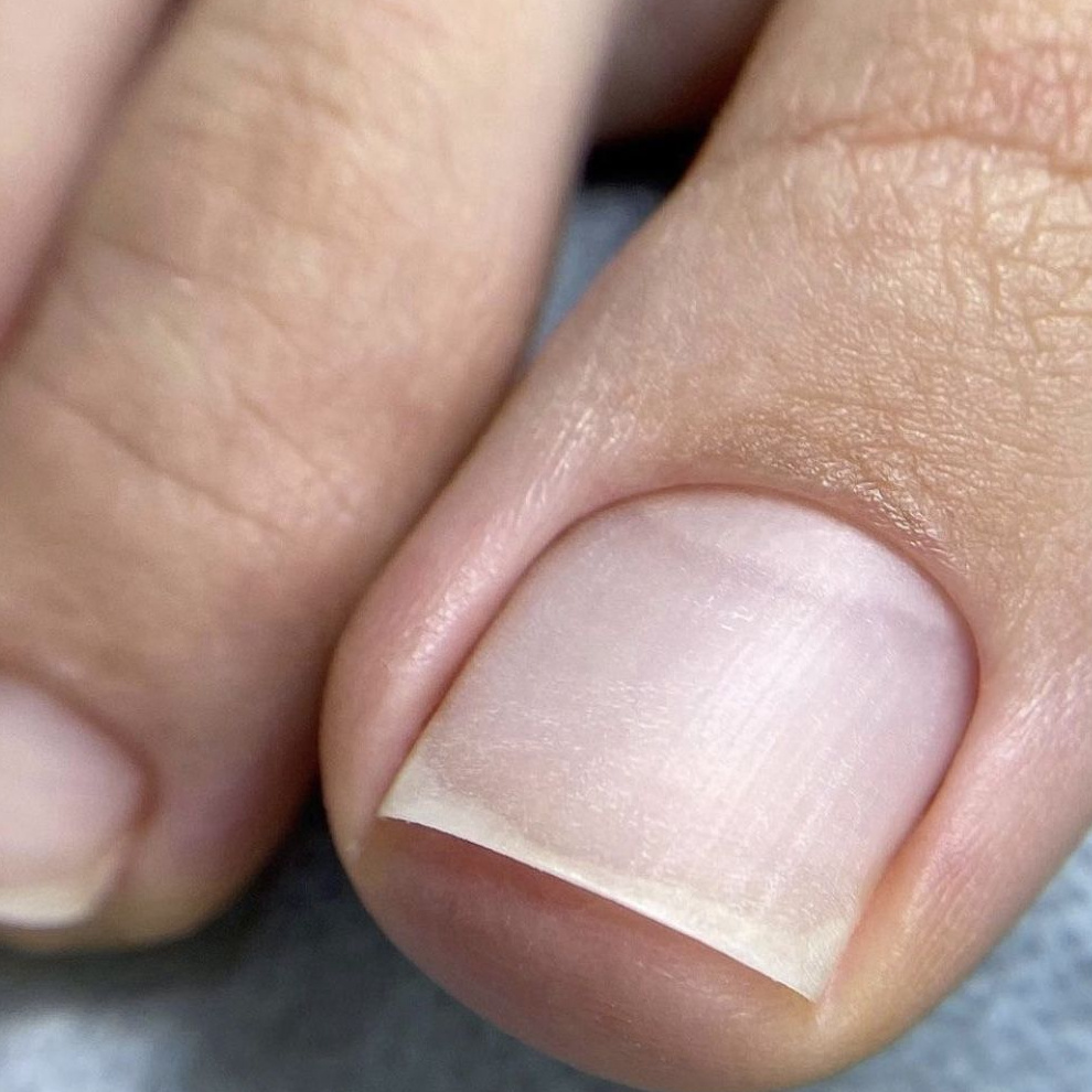 Педикюр пальчики без покрытия