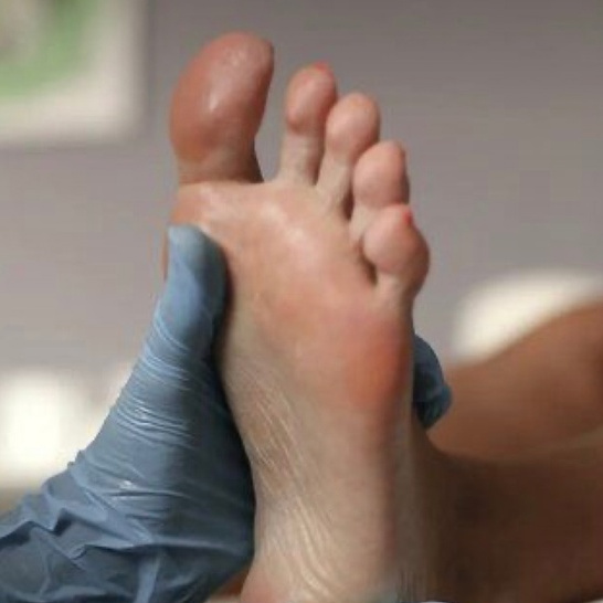 Обработка пяточек