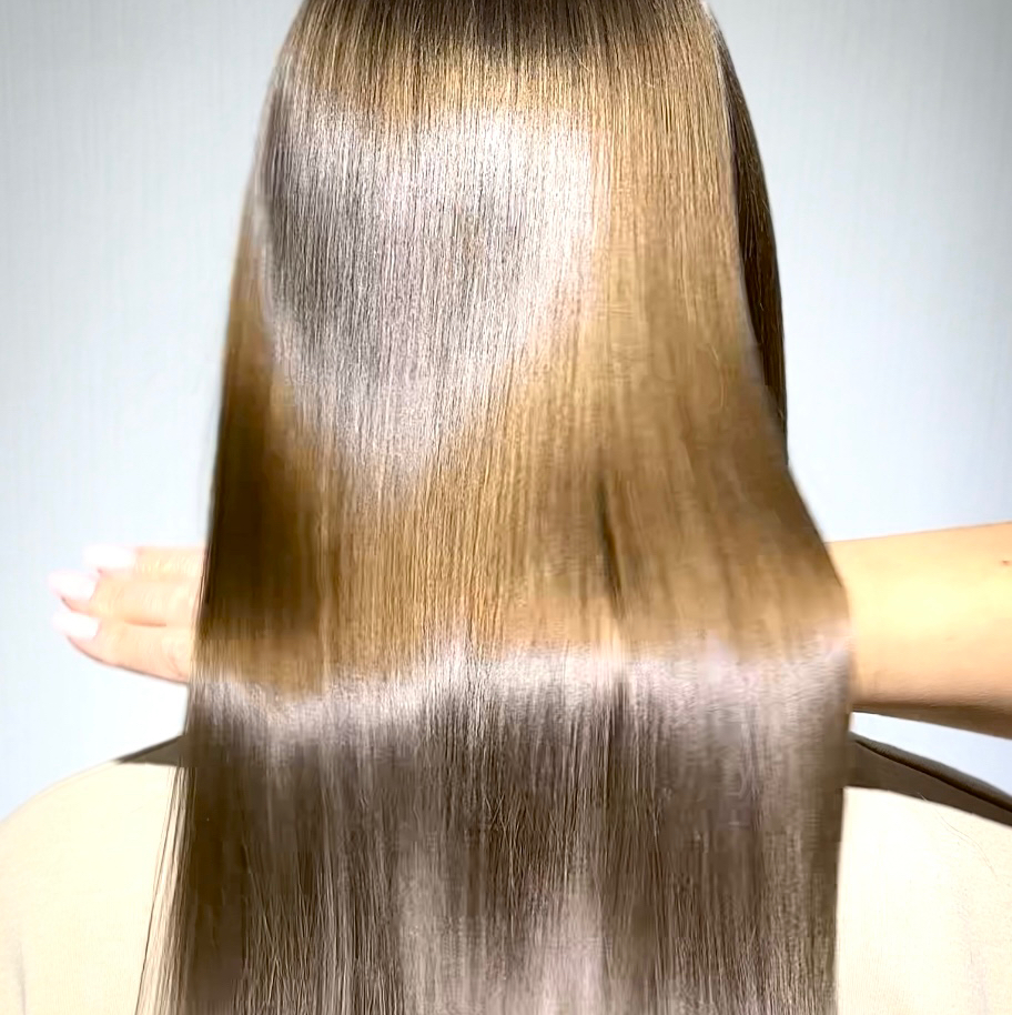 Выпрямление волос + Пилинг для роста волос