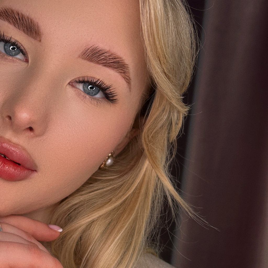 Архитектура+коррекция(пинцет,воск) +окрашивание краской Browxenna