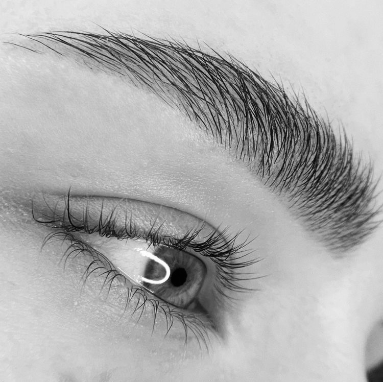 коррекция воском + окрашивание краской