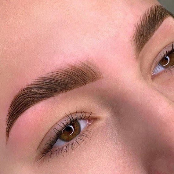 Долговременная укладка бровей с окрашиванием + уход