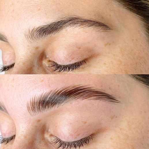 Коррекция бровей